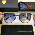 Polarized Oval Fesyen Sunglasses untuk Memandu